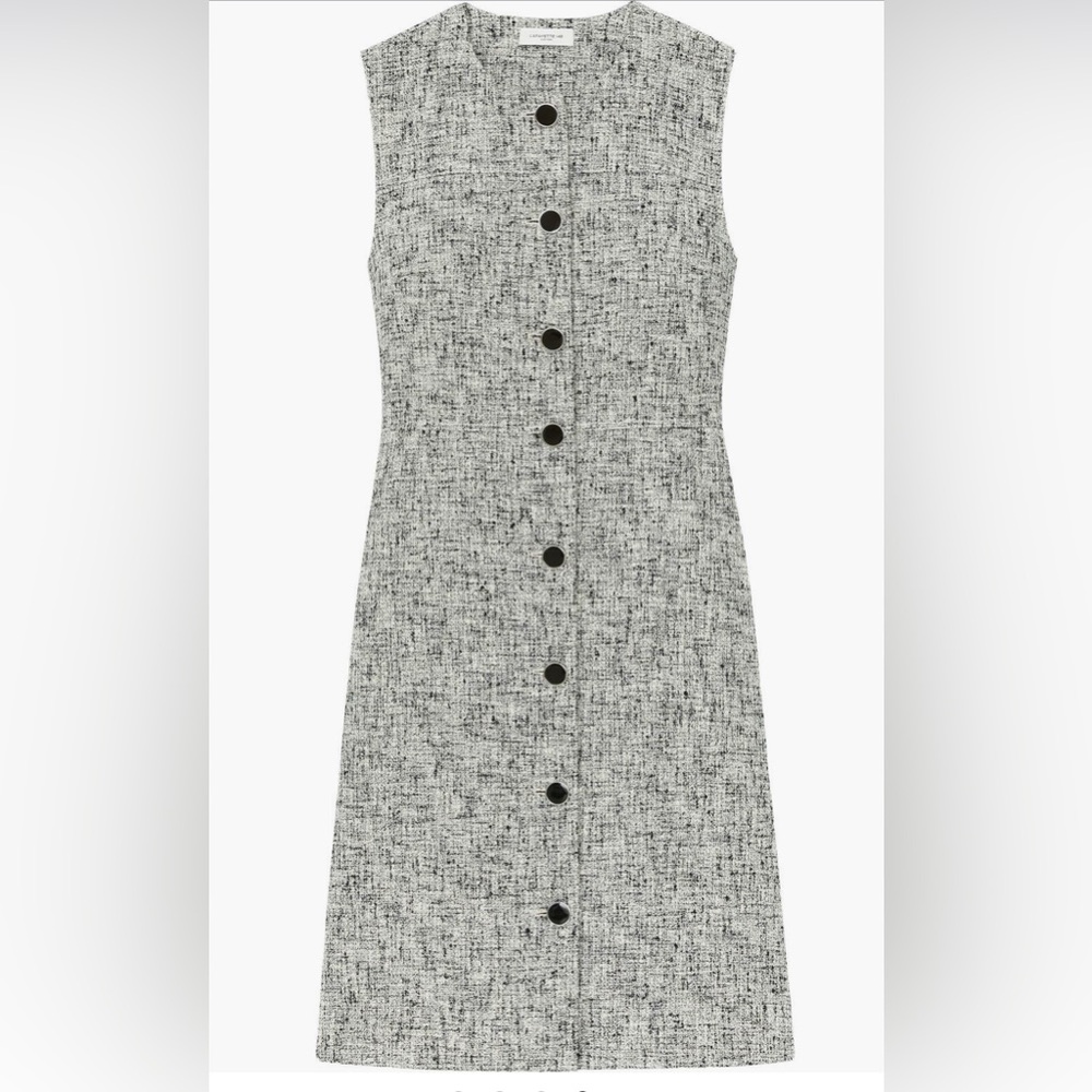 LAFAYETTE 148 NEW YORK
SLEEVELESS BUTTON FR
COLOR: Black Mult
SIZE: 12 & 14 - Picture 3 of 16